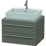 Duravit Konsolenunterschrank X-LARGE 440x700x548mm flannel grey seidenmatt