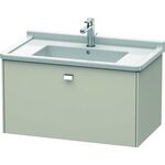 Duravit Waschtischunterbau BRIOSO Griff chrom 452x820x469mm taupe matt