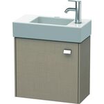 Duravit Waschtischunterbau BRIOSO 442x484x239mm Gri chr Ans links leinen