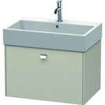 Duravit Waschtischunterbau BRIOSO Griff chrom 442x684x459mm taupe matt