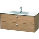 Duravit Waschtischunterbau BRIOSO Griffe chr 553x1220x479mm europ. eiche