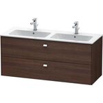 Duravit Waschtischunterbau BRIOSO 553x1290x479mm, Griffe chrom leinen