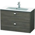 Duravit WT-Unterbau BRIOSO COMPACT Griffe chrom 553x820x389mm pine terra
