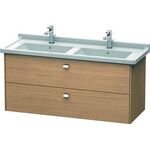 Duravit Waschtischunterbau BRIOSO Griffe chr 563x1220x469mm europ. eiche