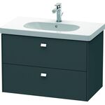 Duravit Waschtischunterbau BRIOSO Griffe chrom 563x820x469mm graphit matt