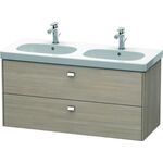 Duravit Waschtischunterbau BRIOSO Griffe chrom 563x1170x469mm pine silver