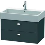 Duravit Waschtischunterbau BRIOSO Griffe chrom 442x784x459mm graphit matt