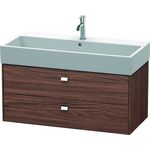 Duravit Waschtischunterbau BRIOSO Griffe chr 442x984x459mm nussbaum dunkel