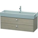 Duravit Waschtischunterbau BRIOSO Griffe chrom 442x1184x459mm pine silver