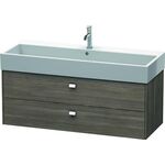 Duravit Waschtischunterbau BRIOSO Griffe chrom 442x1184x459mm pine terra