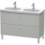 Duravit Waschtischunterbau BRIOSO Griffe chr 693x620x469mm lichtblau matt