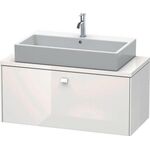Duravit Konsolenunterschrank BRIOSO Griff chrom 442x1020x480mm taupe matt