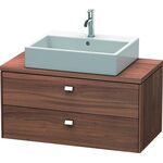 Duravit Konsolenunterschrank BRIOSO Griffe chr 442x920x480mm nussbaum natur