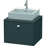 Duravit Konsolenunterschrank BRIOSO Griff chrom 442x620x550mm graphit matt