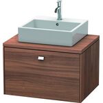 Duravit Konsolenunterschrank BRIOSO Griff chrom 442x720x550mm nussbaum natur
