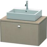 Duravit Konsolenunterschrank BRIOSO Griff chrom 442x820x550mm leinen