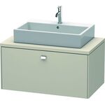 Duravit Konsolenunterschrank BRIOSO Griff chrom 442x920x550mm taupe matt
