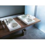 Duravit Aufsatzbecken ARCHITEC o ÜL m HLB 500x500mm geschli o HL weiß