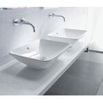 Duravit Aufsatzbecken BACINO m ÜL o HLB 550x420mm o Hahnloch weiß WG
