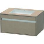 Duravit Waschtischunterbau KETHO 550x800x426mm leinen