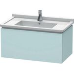 Duravit Waschtischunterbau L-CUBE 469x820x408mm lichtblau matt