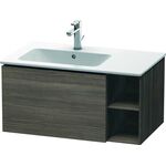 Duravit Waschtischunterbau L-CUBE 400x820x481mm, Becken links pine terra