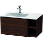 Duravit Waschtischunterbau L-CUBE 400x820x481mm Be li nussbaum gebürstet