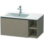 Duravit Waschtischunterbau L-CUBE 400x820x481mm, Becken links leinen