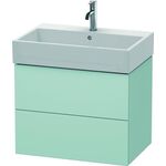 Duravit Waschtischunterbau L-CUBE 544x684x459mm lichtblau matt