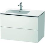 Duravit Waschtischunterbau L-CUBE 550x820x481mm, Becken links weiß matt