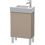 Duravit Waschtischunterbau L-CUBE 582x480x240mm, Anschlag rechts leinen