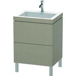 Duravit Waschtischunterbau L-CUBE m WT Vero Air 698x600x480mm 1 HL leinen