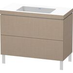 Duravit Waschtischunterbau L-CUBE m WT Vero Air 698x1000x480mm o HL leinen
