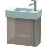 Duravit Waschtischunterbau VERO AIR 436x484x211mm Ans li cappuc. hochglanz