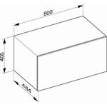 Keuco Sideboard EDITION 90 800x400x485mm Eiche dunkelgrau KEUCO