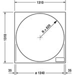 Duravit Acryleinleger mit Bedienklappe
