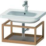Duravit Ablage DURASTYLE 440x590x300mm basalt matt/eiche massiv