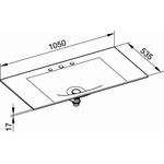 Keuco Varicor-WT EDITION 11 PLANNING m 3L-Boh 1050x17x535mm arktis sdm KEUCO