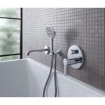 Duravit Brausehalter runde Rosette chrom
