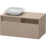 Duravit Waschtischunterbau DURASTYLE 550x1000x500mm Ausschnitt links leinen