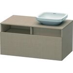 Duravit Waschtischunterbau DURASTYLE 550x1000x500mm Ausschnitt rechts leinen