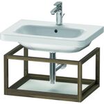 Duravit Ablage DURASTYLE 440x590x300mm weiß matt/nussbaum massiv