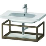 Duravit Ablage DURASTYLE 440x740x300mm weiß matt/nussbaum massiv