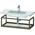 Duravit Ablage DURASTYLE 440x940x300mm weiß matt/nussbaum massiv