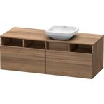 Duravit Waschtischunterbau DURASTYLE 550x1400x500mm Auss re nussbaum natur