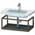 Duravit Ablage DURASTYLE 440x740x300mm grap matt/nussbaum massiv