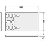 Duravit Duschwannenträger
