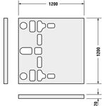 Duravit Duschwannenträger