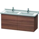 Duravit Waschtischunterbau L-CUBE 469x1220x558mm nussbaum natur