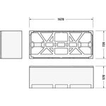 Duravit Rechteck-Badewanne VERO AIR Einbauversion 1 RS 1700x750mm weiß